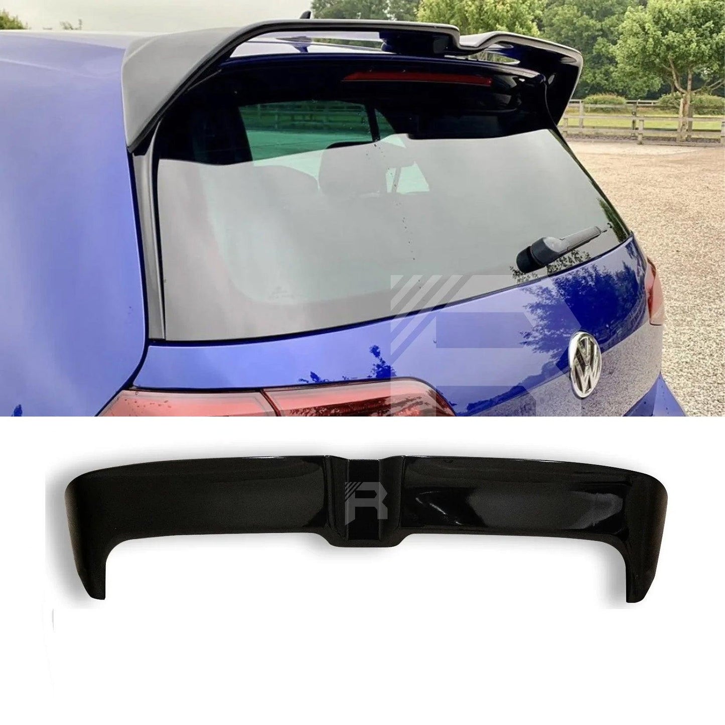 Volkswagen Golf MK7 / MK7.5 TSI/TDI 2012-2020 - Oettinger Style Rear Spoiler in Gloss Black