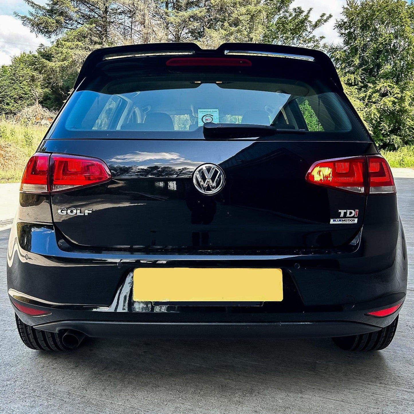 Volkswagen Golf MK7 / MK7.5 TSI/TDI 2012-2020 - Oettinger Style Rear Spoiler in Gloss Black