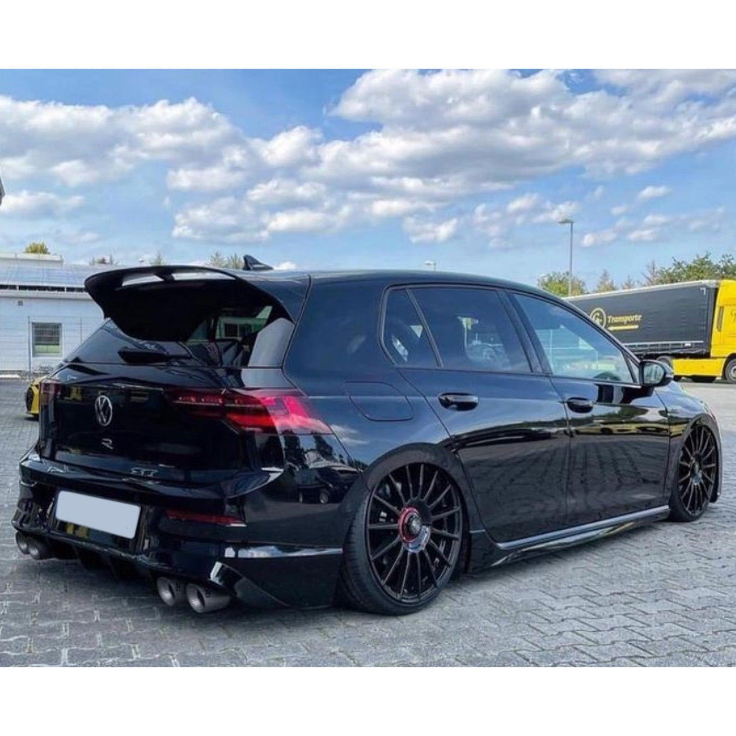 Volkswagen Golf MK8 R/R-Line/GTI 2020+ - Club Sport CS Style Rear Spoiler in Gloss Black