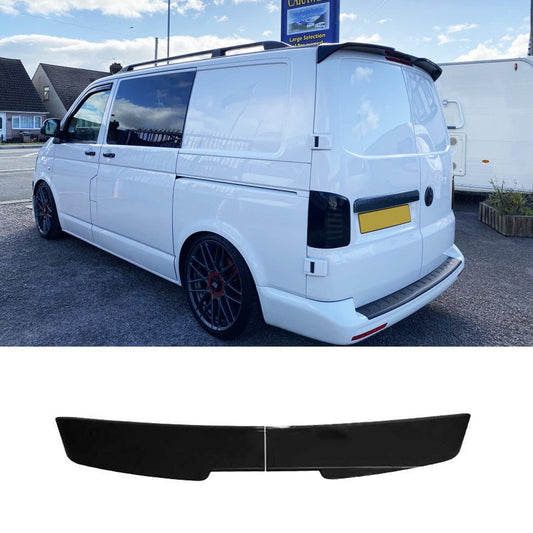 Volkswagen Transporter T5/T6/T6.1 2003+ Barn Door - Gloss Black Rear Spoiler