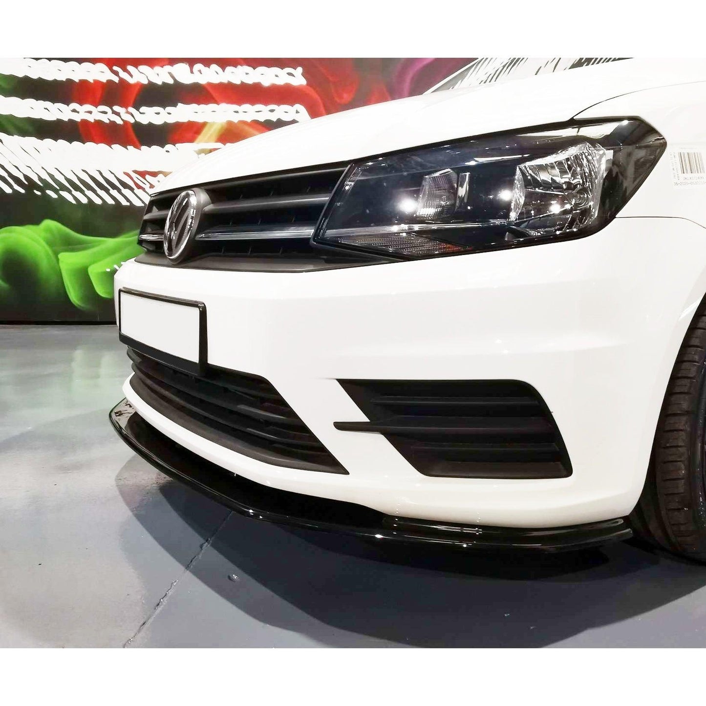 VW Caddy 2015 Onwards - Gloss Black Front Splitter