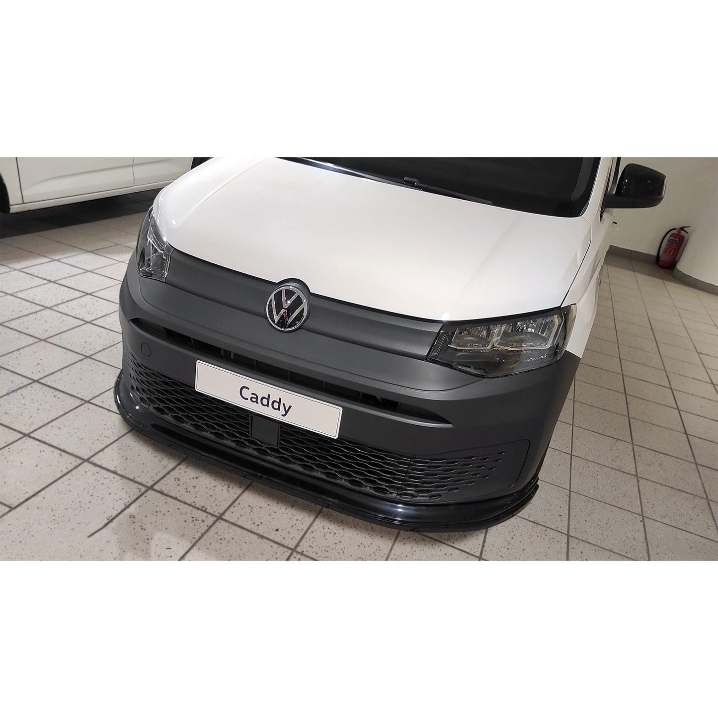 VW Caddy 2021 Onwards - Gloss Black Front Splitter