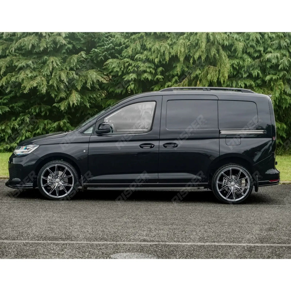 Vw Caddy R Styling VW Caddy MK5 2021 Onwards - Gloss Black Front Splitter