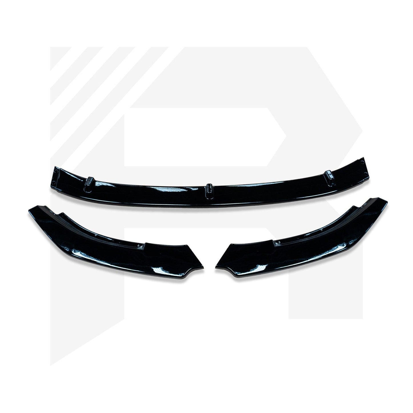 Vw Golf Mk6 Gti Front Splitter Lip In Gloss Black