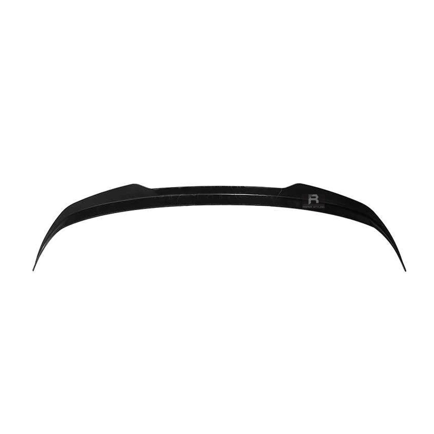 VW Golf MK8 R-Line Rear Spoiler Cap V2 in Gloss Black