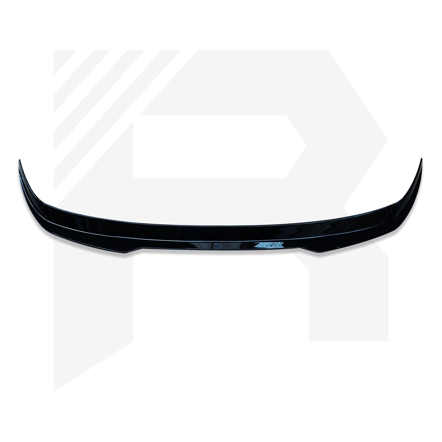 VW Golf MK8 R-Line Rear Spoiler Cap V2 in Gloss Black