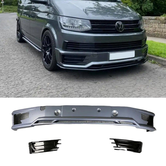 VW T6 Transporter 2015 Onwards - Lower Sportline Style Front Splitter