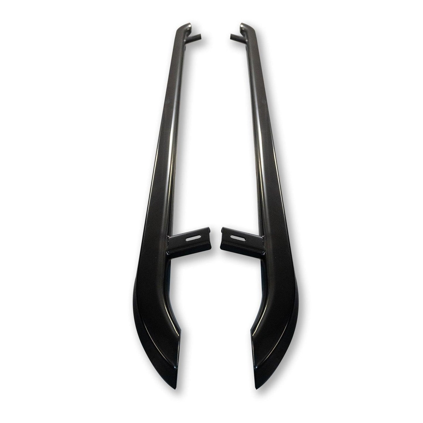 VW Transporter T5 & T6 SWB 2003-2023 Trapezoid Side Bars in Gloss Black