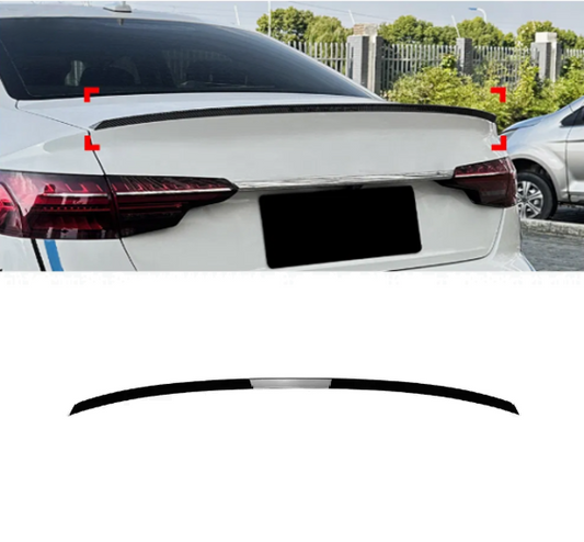 Audi A4 B9 / B9.5 2016+ Gloss Black S4 Style Rear Spoiler