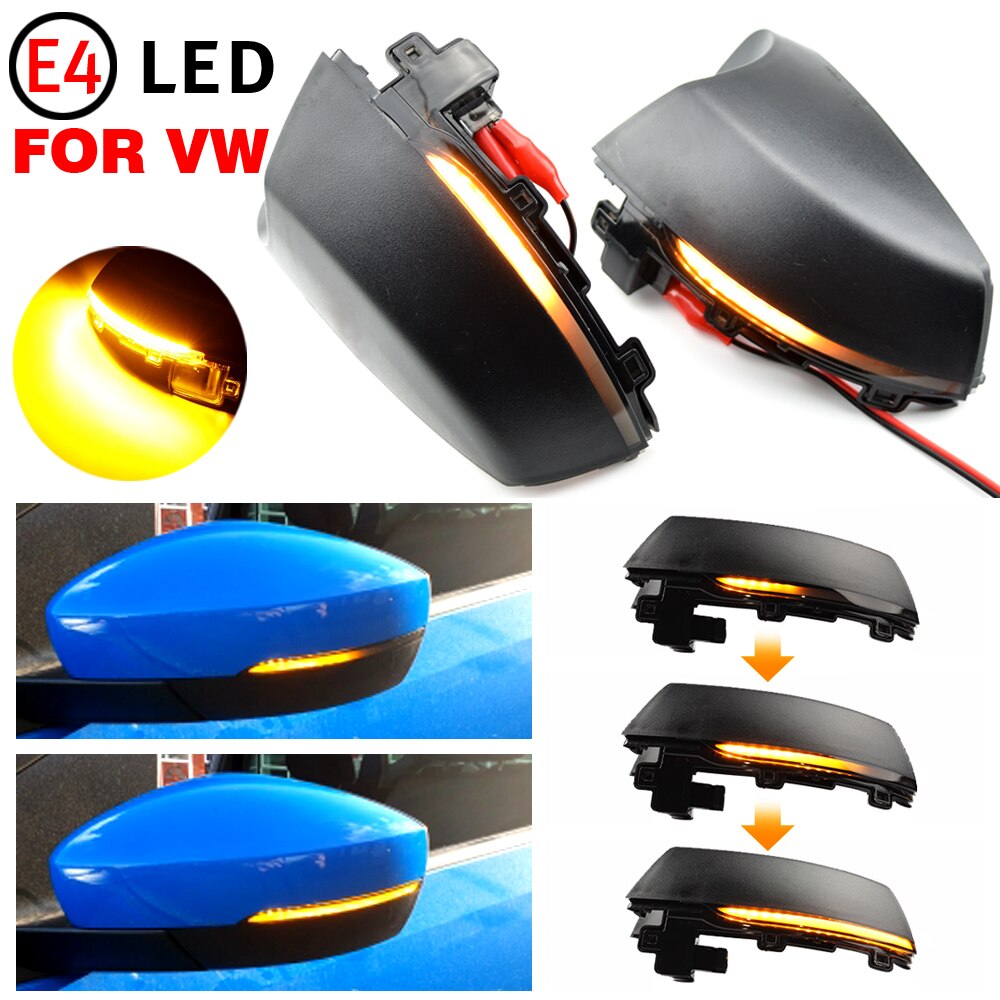 LED Dynamic Indicator For Volkswagen VW Polo MK5 2009-2017 - Pair