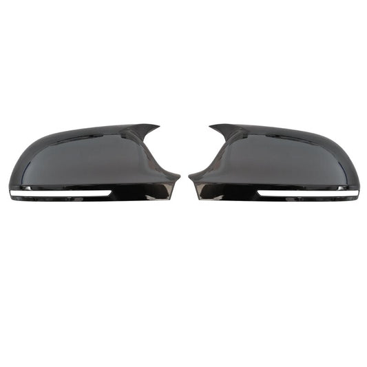 Carbon/Black Wing Mirror Covers for Audi A5 A3 8P A6 C6 Q3 - pair