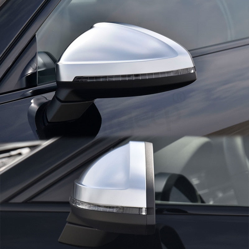 Carbon/Black Wing Mirror Covers For Audi A4 A5 B9 S4 RS4 S5 RS5 - Pair